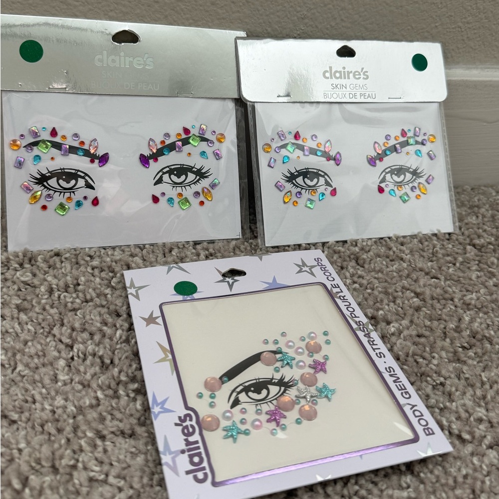 Colorful Face and Body Gems